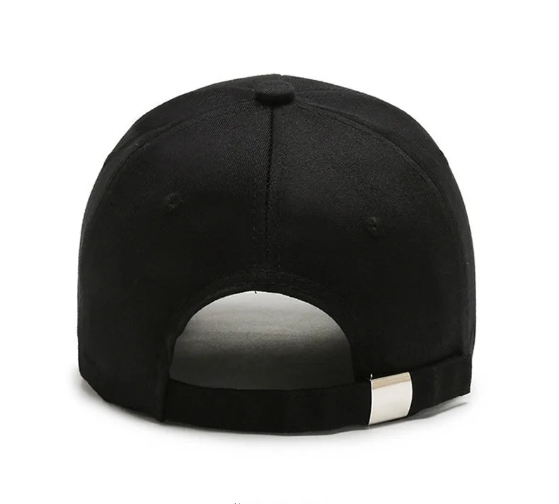 Fashion Embroidered Letter Baseball Cap – Unisex Adjustable Snapback Hat for Men & Women, Cotton Trucker Sun Visor