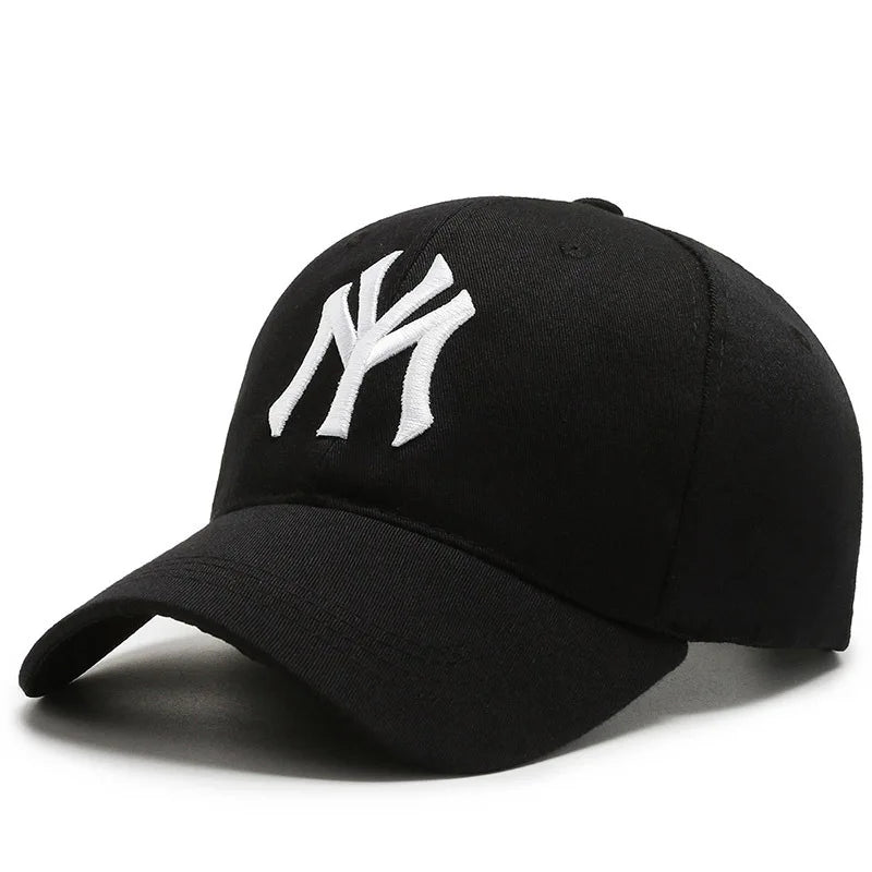Fashion Embroidered Letter Baseball Cap – Unisex Adjustable Snapback Hat for Men & Women, Cotton Trucker Sun Visor