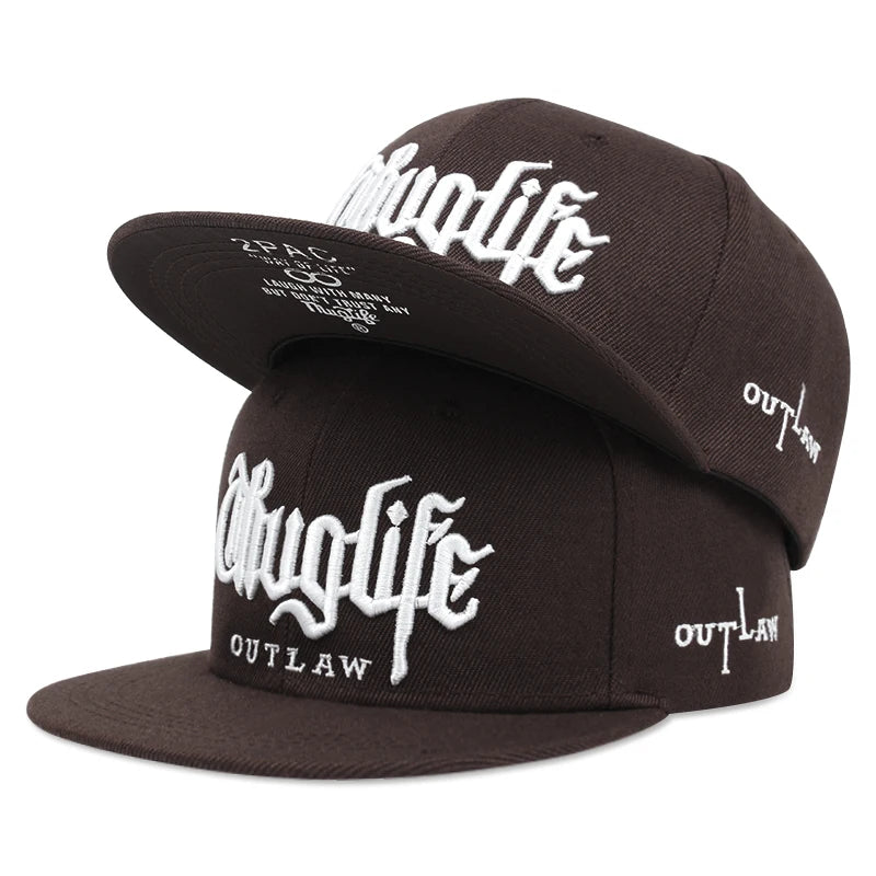 Men's Thief Series Dual-Tone Snapback Cap – Unisex Adjustable Hip Hop Streetwear Baseball Hat with Sunshade