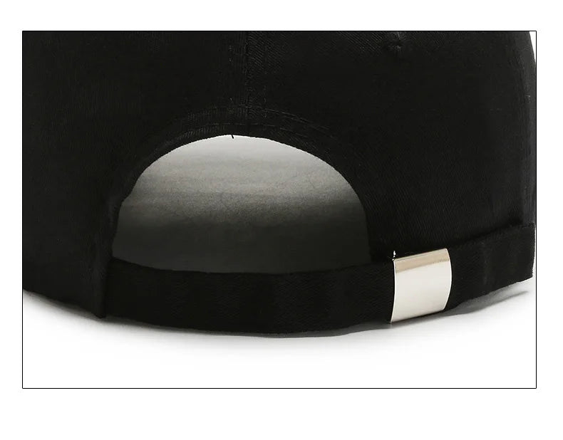 Fashion Embroidered Letter Baseball Cap – Unisex Adjustable Snapback Hat for Men & Women, Cotton Trucker Sun Visor