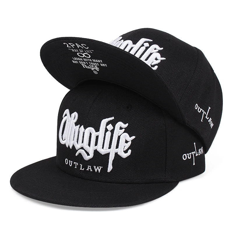 Men's Thief Series Dual-Tone Snapback Cap – Unisex Adjustable Hip Hop Streetwear Baseball Hat with Sunshade