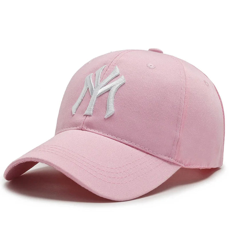 Fashion Embroidered Letter Baseball Cap – Unisex Adjustable Snapback Hat for Men & Women, Cotton Trucker Sun Visor