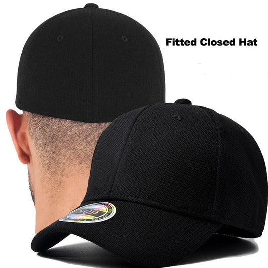 Full Closed Fitted Baseball Cap – Outdoor Sports Golf Hat for Men & Women, Hip Hop Snapback Visor Casquette Gorras
