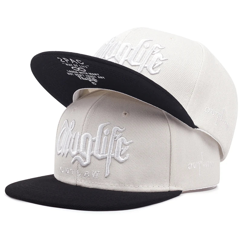 Men's Thief Series Dual-Tone Snapback Cap – Unisex Adjustable Hip Hop Streetwear Baseball Hat with Sunshade