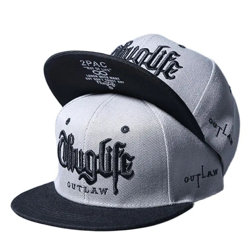 Men's Thief Series Dual-Tone Snapback Cap – Unisex Adjustable Hip Hop Streetwear Baseball Hat with Sunshade
