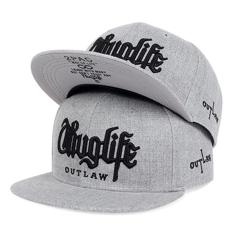 Men's Thief Series Dual-Tone Snapback Cap – Unisex Adjustable Hip Hop Streetwear Baseball Hat with Sunshade