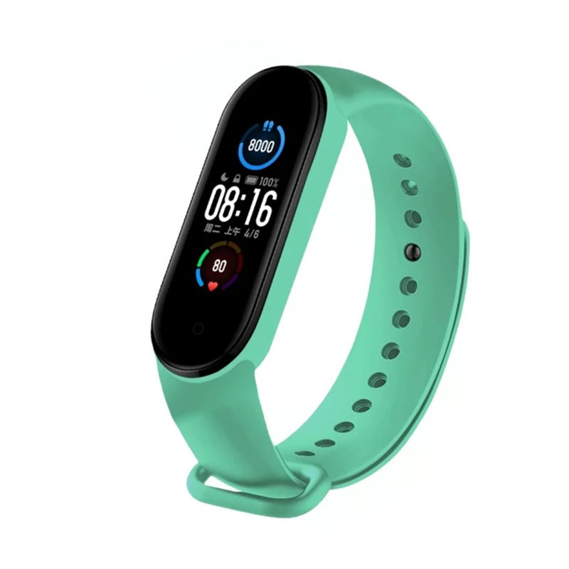 M6 Smartwatch – Fitness Tracker with Heart Rate & Blood Pressure Monitor, Waterproof Sports Band for Men & Women