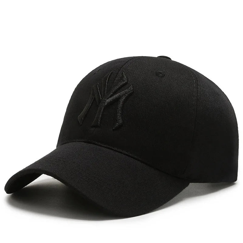 Fashion Embroidered Letter Baseball Cap – Unisex Adjustable Snapback Hat for Men & Women, Cotton Trucker Sun Visor