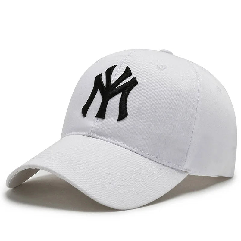 Fashion Embroidered Letter Baseball Cap – Unisex Adjustable Snapback Hat for Men & Women, Cotton Trucker Sun Visor
