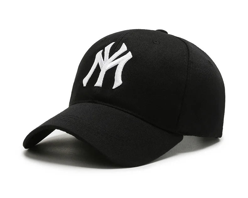 Fashion Embroidered Letter Baseball Cap – Unisex Adjustable Snapback Hat for Men & Women, Cotton Trucker Sun Visor
